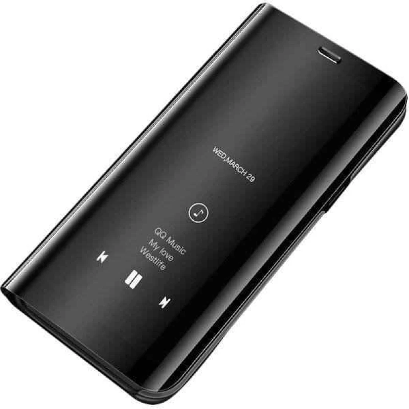 Clear View Cover Huawei P Smart 2021 Μαύρο - OEM - Μαύρο - P Smart 2021