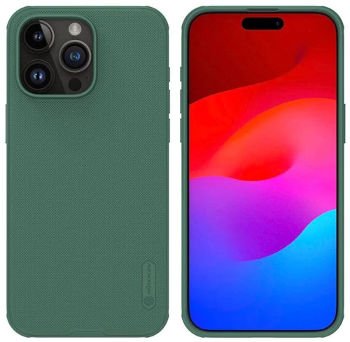 Nillkin - Super Frosted Shield Pro - iPhone 15 Pro Max - Deep Green