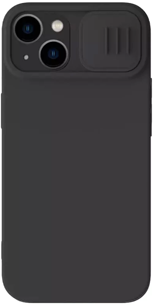 Θήκη Σιλικόνης Nillkin CamShield Silky Apple iPhone 14 Μαύρο - Nillkin - Μαύρο - iPhone 14