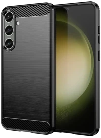 Techsuit - Carbon Silicone - Samsung Galaxy S24 Plus - Black