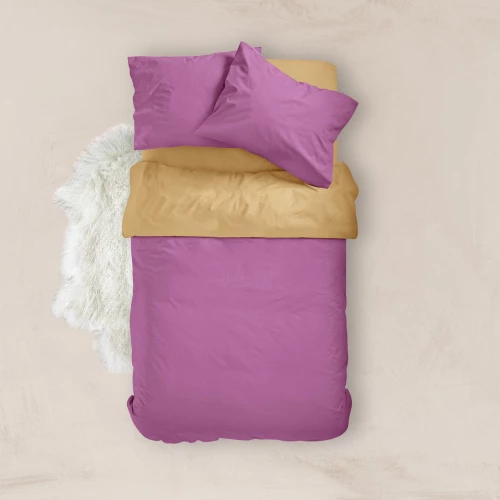 Παπλωματοθήκη Μονόχρωμη Solid Μονή Borea Home Textiles - Χακί-Γκρι