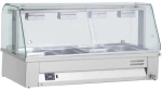 Bain marie MBV67 επιτραπέζιο με βιτρίνα 76cm