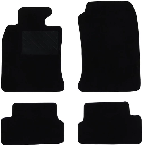Πατάκια Economy μαύρα για Mini Couper R53 (01-06) 4τμχ