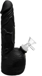 Black Penis Silicone Bong 20cm