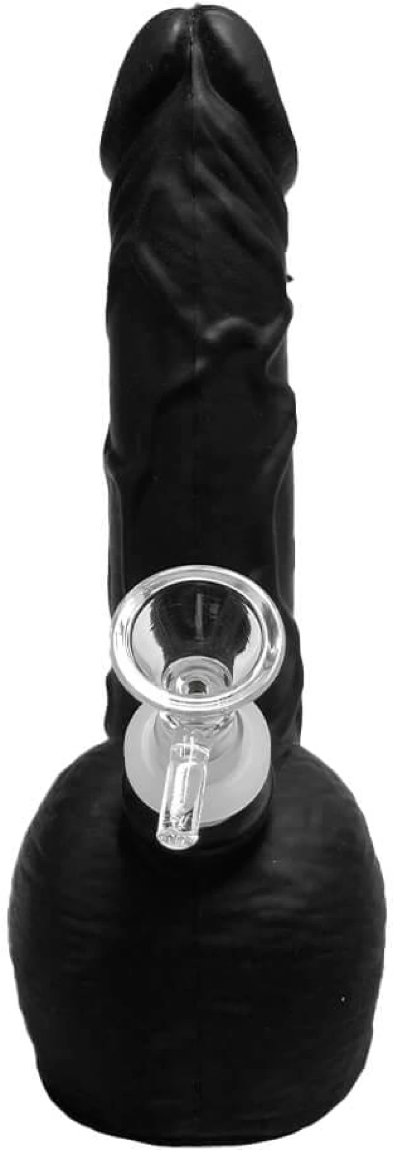 Black Penis Silicone Bong 20cm