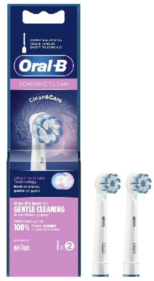 ORAL B ανταλλακτικές κεφαλές sensitive clean 2τμχ