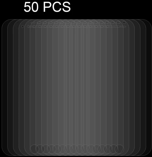 50 PCS for iPhone 8 Plus & 7 Plus 0.1mm HD 3D Curved PET Full Screen Protector, No Retail Package (OEM)