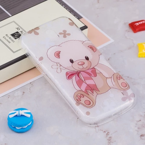 Bear Pattern Transparent TPU Case For Nokia1 (OEM)