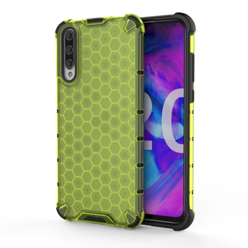 For Huawei Honor 20 Lite  Shockproof Honeycomb PC + TPU Case(Green) (OEM)