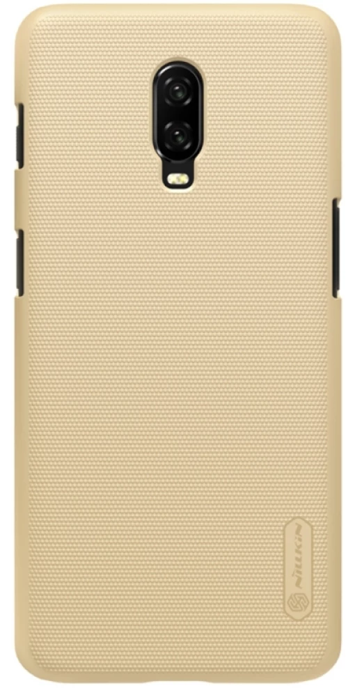 NILLKIN Frosted Concave-convex Texture PC Case for OnePlus 6T (Gold) (NILLKIN) (OEM)