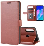 For Huawei P40 lite E R64 Texture Single Horizontal Flip Protective Case with Holder & Card Slots & Wallet& Photo Frame(Brown) (OEM)