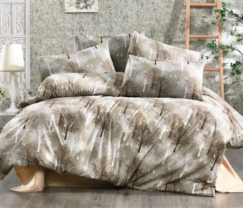 Παπλωματοθήκη Υπέρδιπλη 220x240 Forest 311 Beige Dimcol