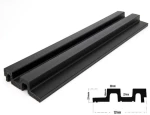 PS Panel τοίχου με 3D πηχάκια Residence 21/122 10 Black New Plan