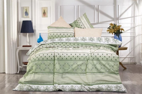 Σετ Σεντόνια King Size (240x270) Καλλιπάτειρα 334 L.Green-Olive DimCol