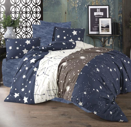 Παπλωματοθήκη Μονή 160x240 Γαλαξίας 305 Dimcol