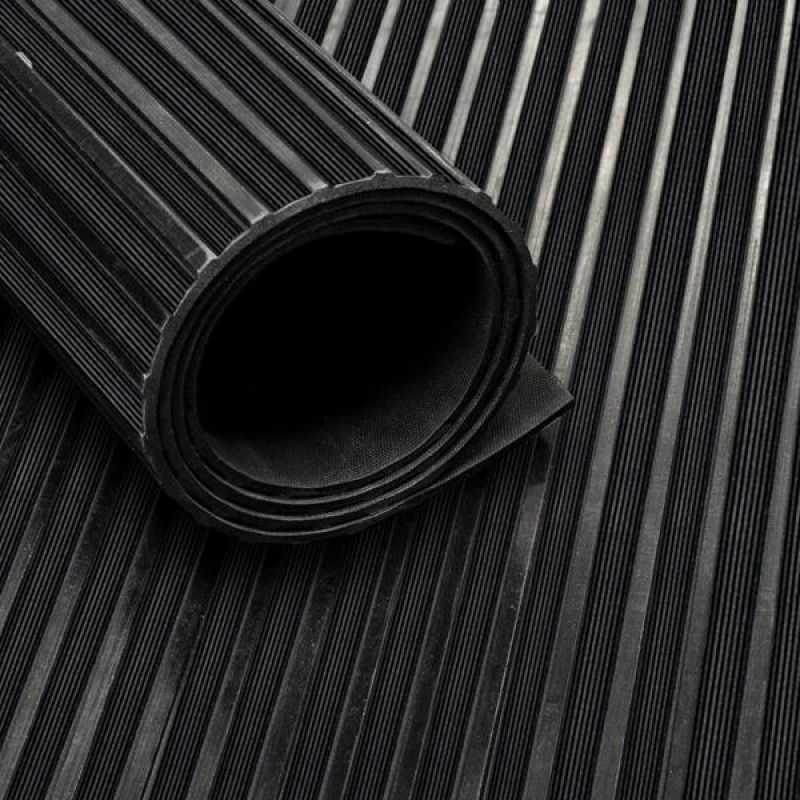 Πλαστικό Δάπεδο Καουτσούκ 9006 3mm 1m Amerixan Ρίγα Χοντρή New Plan