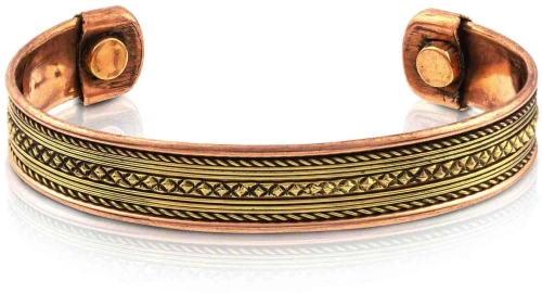 Ανδρικό βραχιόλι χειροπέδα από χαλκό