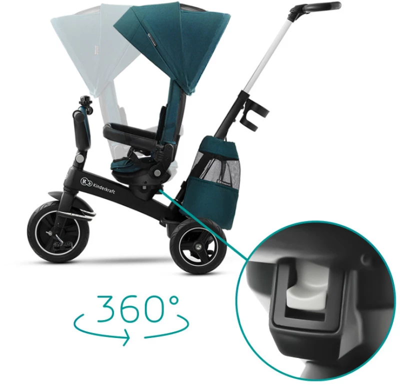 Τρίκυκλο Ποδήλατο EASYTWIST Kinderkraft Green