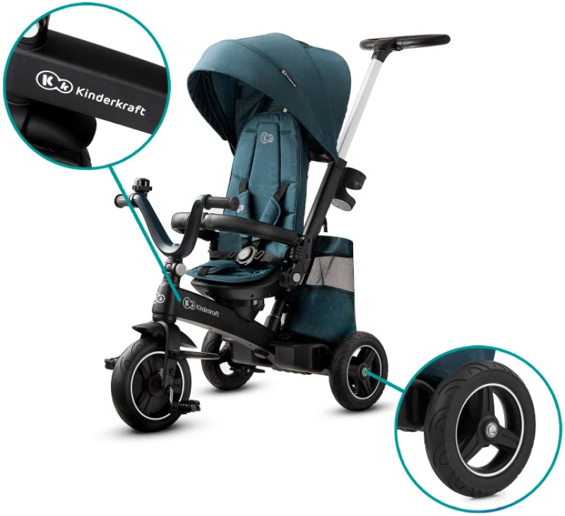 Τρίκυκλο Ποδήλατο EASYTWIST Kinderkraft Green