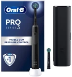 Oral-B - Pro3 Black + Extra CA Black Brush Head + TC / Health and Personal Care