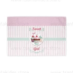 Σουπλά Υφασμάτινο βάπτισης Cupcakes TS107