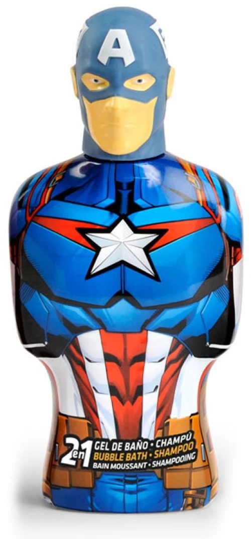 Παιδικό Αφρόλουτρο & Σαμπουάν "Captain America"350ml