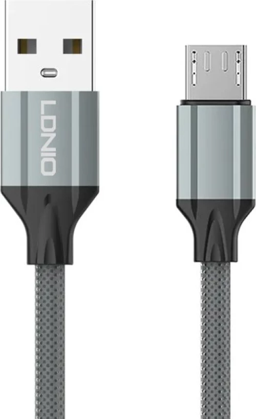 LDNIO καλώδιο Micro USB σε USB LS441, 2.4A, 1m, γκρι