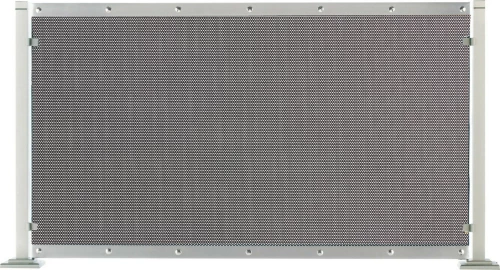 Zogometal 574 Κάλυψη Μεταλλική Σίτα Τζακιού 98x52 εκ., Νίκελ Ματ