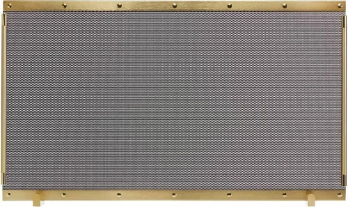 Zogometal 544 Κάλυψη Μεταλλική Σίτα Τζακιού 86x52 εκ., Όρο Ματ/ Όρο