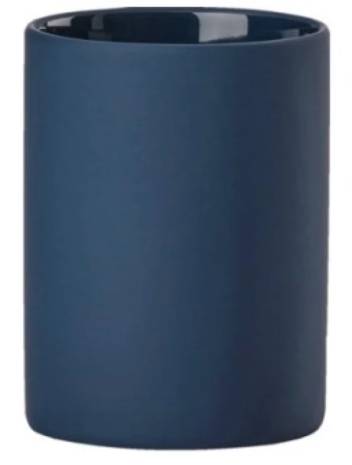 Zone 10046 Karma Κεραμική Ποτηροθήκη 7,6x10εκ., Dark Blue