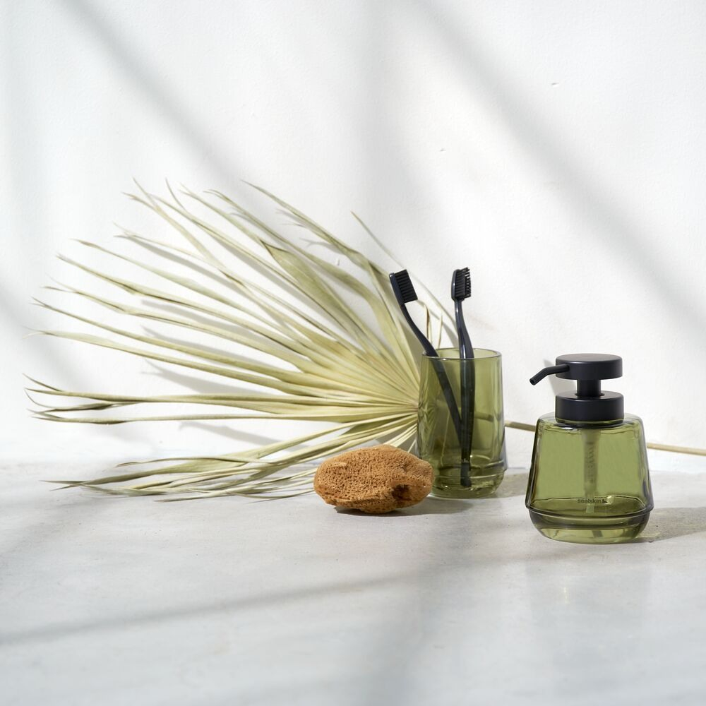 Sealskin Dispenser Γυάλινο Mood Green 10x13,8εκ.