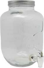 ΓΥΑΛΑ ΜΕ ΒΡΥΣΑΚΙ ΚΑΙ ΒΙΔΩΤΟ ΚΑΠΑΚΙ 4,0lt ANKOR