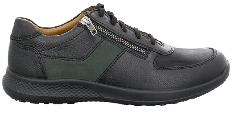 Jomos 3222083790042 Ανατομικό Δερμάτινο Comfort Casual Μαύρο