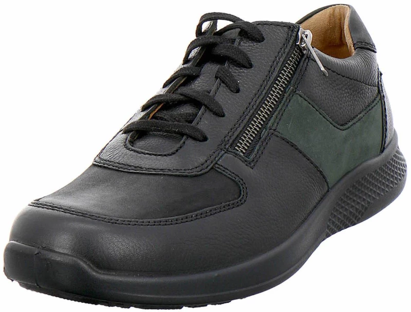 Jomos 3222083790042 Ανατομικό Δερμάτινο Comfort Casual Μαύρο
