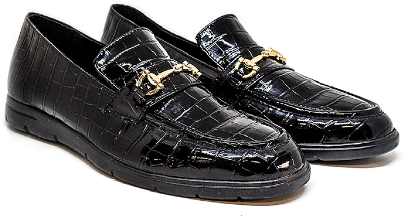 Bigshoes GA1146-01 Μοκασίνι Μαύρο