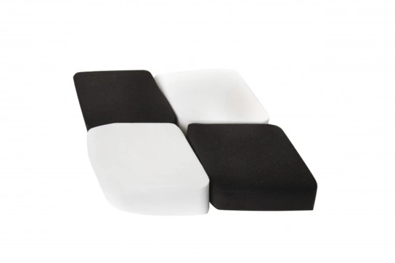 Ro-Ro Accessories Σφουγγαράκια Μακιγιάζ Τετράγωνα SP171 4τμχ