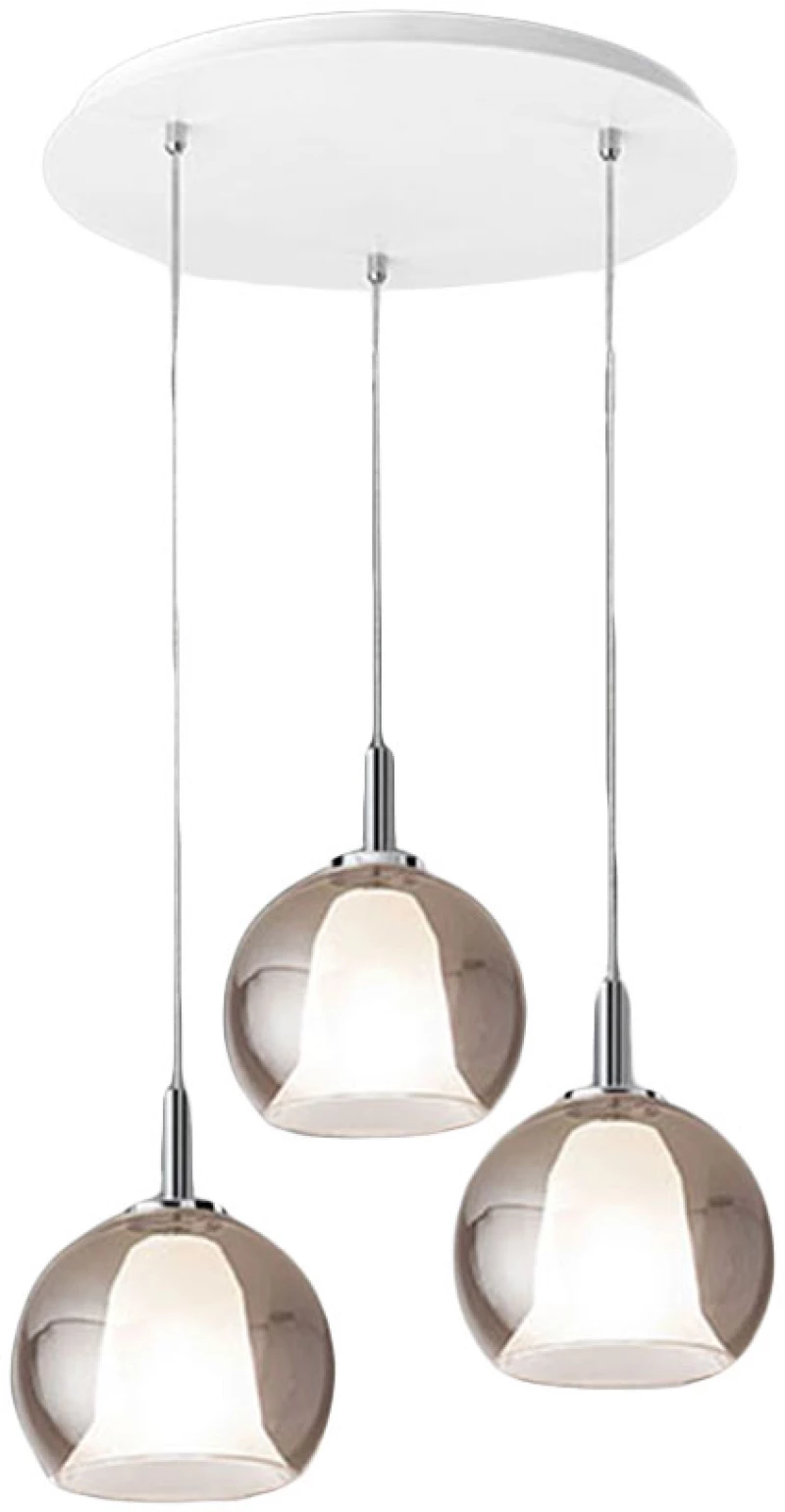 Φωτιστικό Κρεμαστό Fabas Luce Bretagna 3599-47-126 Φυμέ