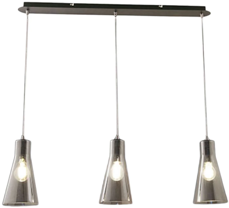 Φωτιστικό Κρεμαστό Ράγα Fabas Luce Dafne 3596-47-126 Φυμέ