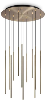 Φωτιστικό Κρεμαστό Ideal Lux Filo 263663 Χρυσό Ματ (3000Κ)