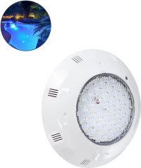 GloboStar® POOLΕΤΙ 61539 PRO Φωτιστικό Πισίνας LED 25W 2000lm 120° AC/DC 12V Αδιάβροχο IP68 IK06 Tempered Glass Φ30 x Υ6.5cm Φυσικό Λευκό 4500K - Bridgelux Chip - 2 Meter VDE Certified Cable - 3 Years Warranty