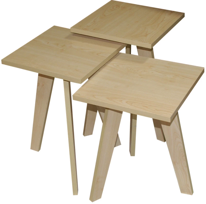 MULTIHOME ΤΡΑΠΕΖΑΚΙΑ ΖΙΓΚΟΝ ΣΕΤ 3ΤΜΧ ROMEO ΕΚΡΟΥ 52x34x34 S272 950-027-0040