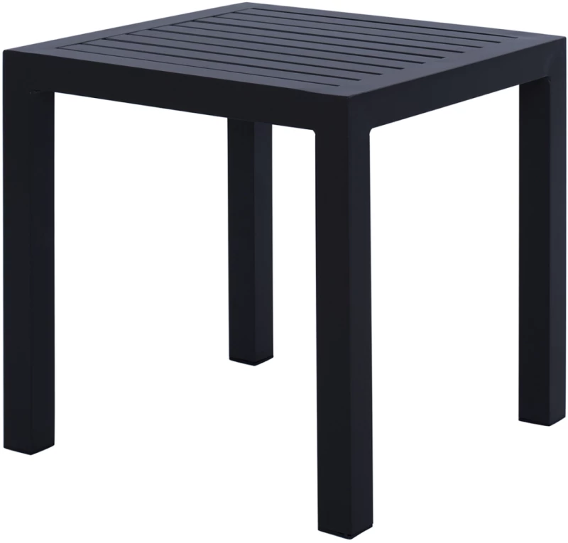 ΤΡΑΠΕΖΙ ΑΛΟΥΜΙΝΙΟΥ QIANA HM5402.02 ΓΚΡΙ 45x45x45,5 εκ.