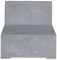 WOODWELL CONCRETE Καρέκλα Σαλονιού Κήπου - Βεράντας, Cement Grey 69x81x65cm 69x81x65cm Ε6200,1