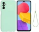 For Samsung Galaxy M13 4G Pure Color Liquid Silicone Shockproof Phone Case(Green) (OEM)