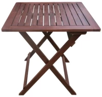 WOODWELL EASY Τραπέζι Πτυσσόμενο Ξύλο Acacia 60x60 H.70cm 60x60 H.70cm Ε20090,9