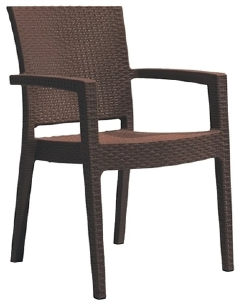 AvantGarde  Πολυθρόνα Novussi 58x55x89 Defence-P Καφέ BEST-80323604