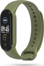 Λουράκι Σιλικόνης Silicone Band για Mi Band 5/6/7- Military Green OEM