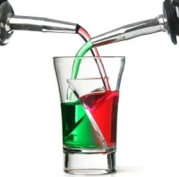 Twister Shots Σφηνοπότηρα με Χώρισμα για Διαφορετικά Ποτά 5 Pcs