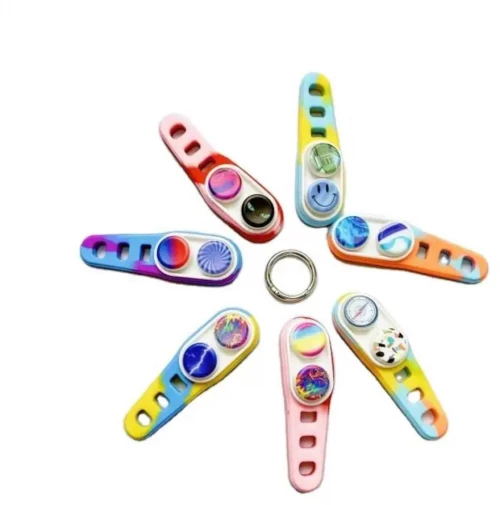 PopPuck silicone poppuck fidget trick magnet Stress Relieve Toys σε σακουλάκι (τυχαία επιλογή σχεδίου)