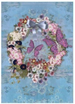 ΕΥΧΕΤΗΡΙΑ ΚΑΡΤΑ ARTIGE FLOWER GARLAND